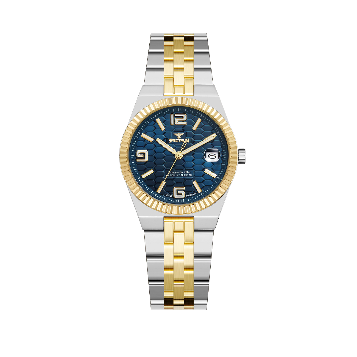 Women's Two Tone Gold Watch S17107L — Spectrum Watch Dubai